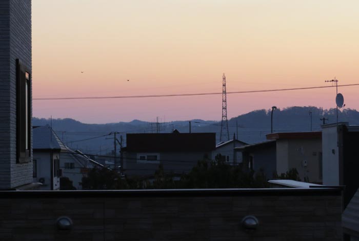 webnews今朝の北見／東の空