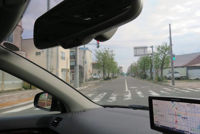 webnews今朝の北見／交差点から北４条通り側のパレスビル方向