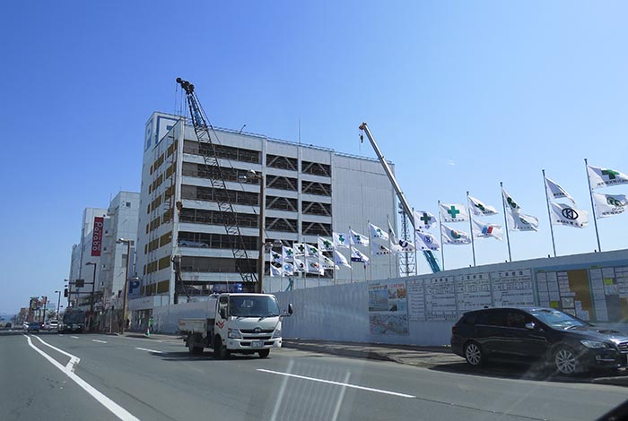 webnews今朝の北見／北見市役所新庁舎工事現場