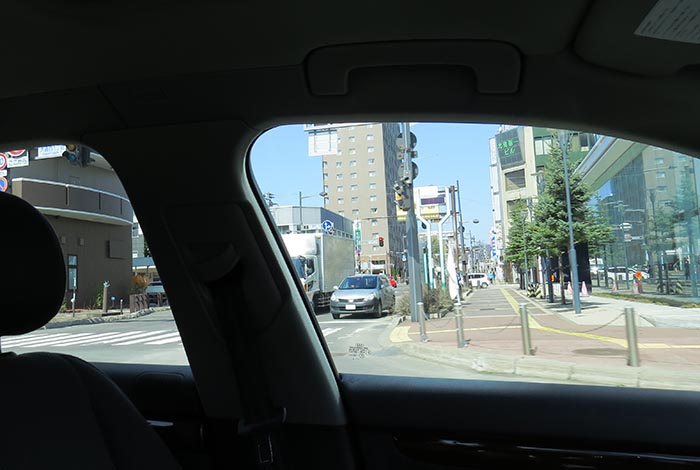 webnews今朝の北見／駅前交差点から左は中央通り側