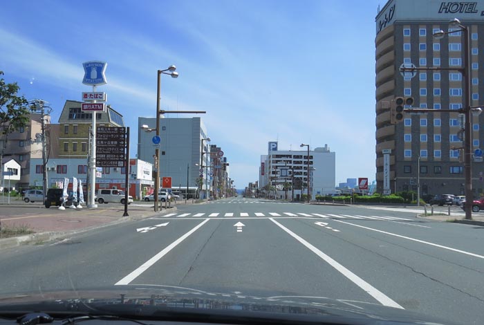 webnews今朝の北見／国道39号、大通りの西４丁目通り交差点