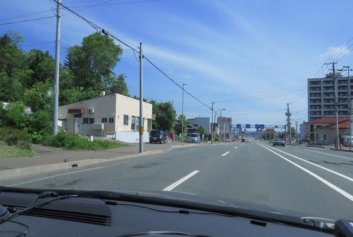 webnews今朝の北見／大町郵便局前