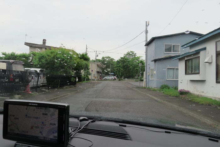 webnews今朝の北見／松浦水産駐車場裏の通り