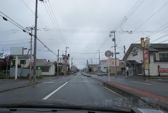 webnews今朝の北見／とん田通り、南大通り交差点から国道39号方向