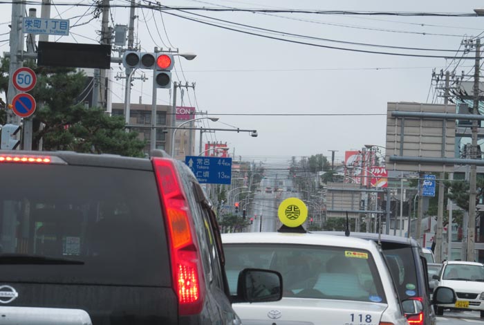 webnews今朝の北見／交差点から奥は常呂方面