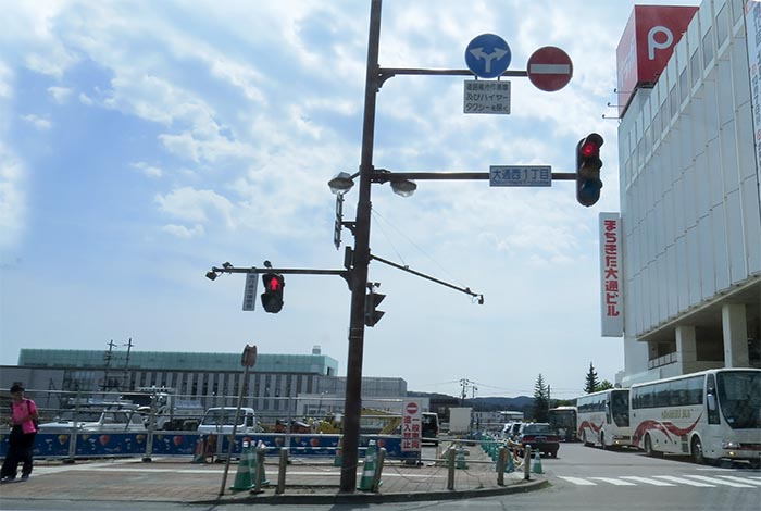 webnews今朝の北見／北見駅前広場は整備中