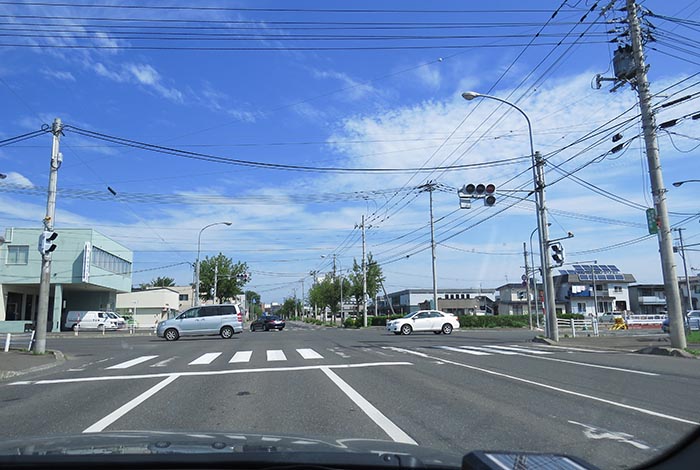 webnews今朝の北見／常盤通り、南大通り交差点