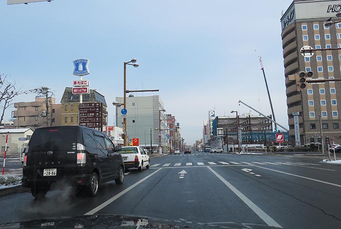 webnews今朝の北見／国道39号、大通りの西４丁目通り交差点