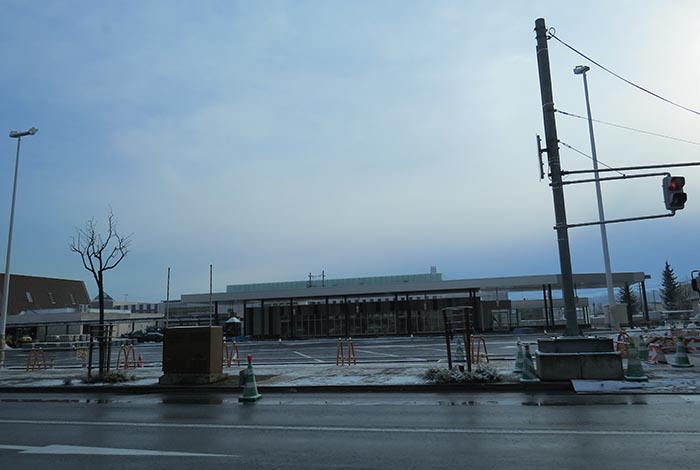webnews今朝の北見／北見駅前広場は整備中