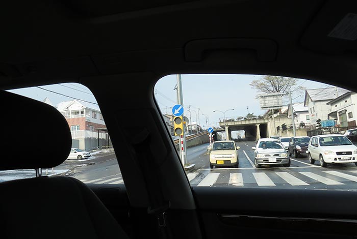 webnews今朝の北見／東９丁目歩道橋の交差点から左