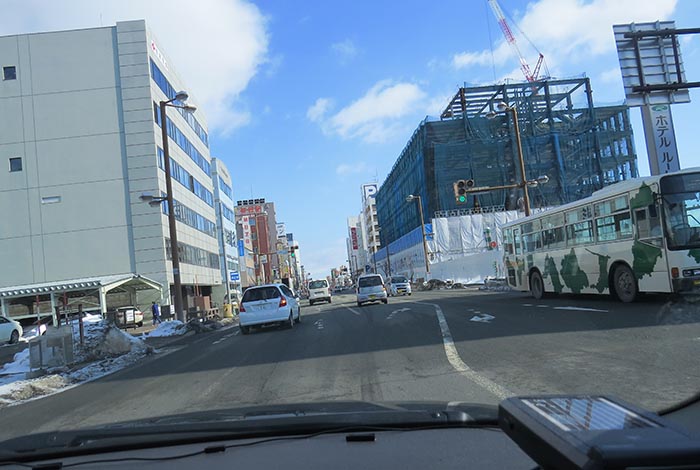 webnews今朝の北見／国道39号、大通り西３丁目、為山堂医院横