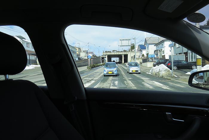 webnews今朝の北見／東９丁目歩道橋の交差点から左