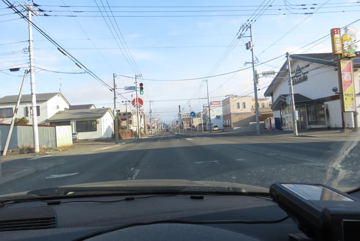 webnews今朝の北見／とん田通り、南大通り交差点から国道39号方向