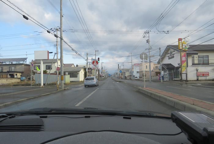 webnews今朝の北見／とん田通り、南大通り交差点から国道39号方向