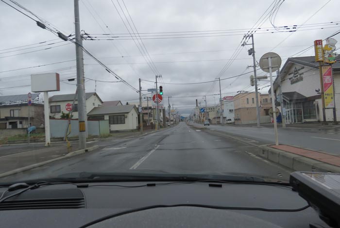 webnews今朝の北見／とん田通り、南大通り交差点から国道39号方向