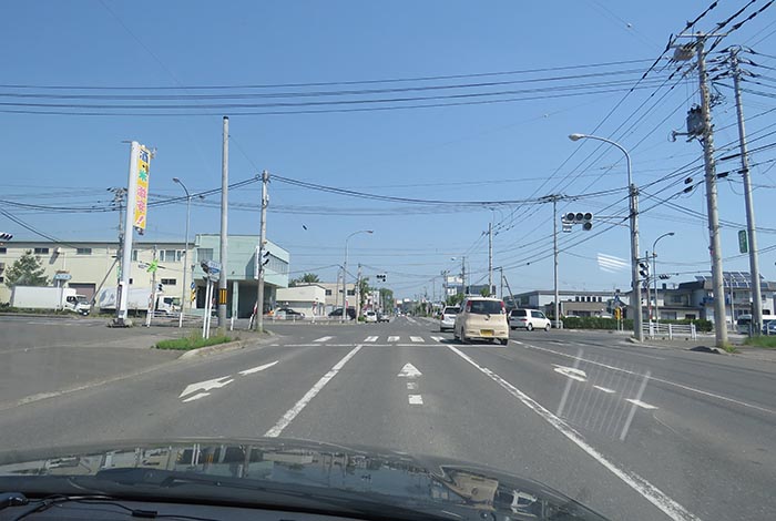 webnews今朝の北見／常盤通り、南大通り交差点