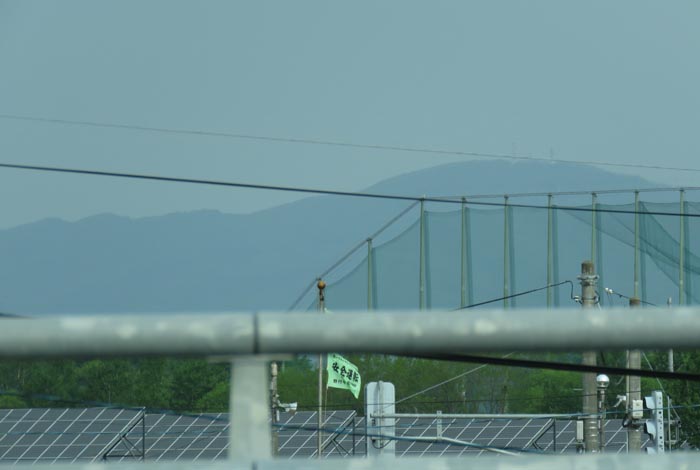 webnews今朝の北見／仁頃山頂上には開発局の無線中継施設がある