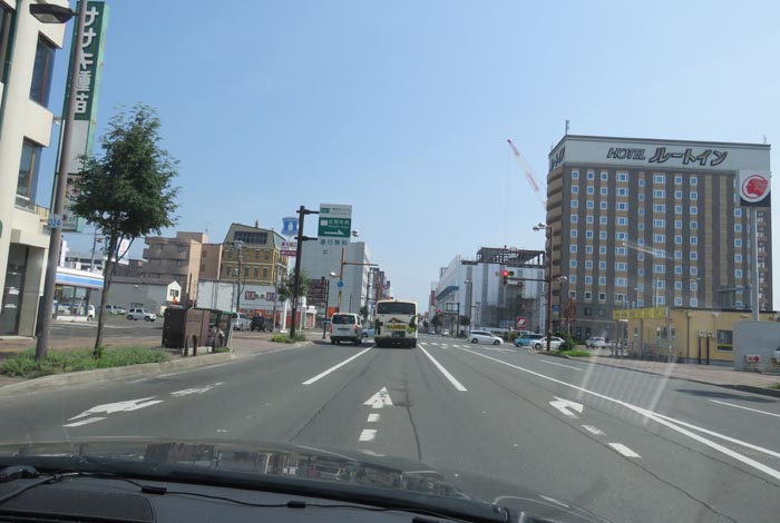 webnews今朝の北見/国道39号、大通りの西4丁目通り交差点