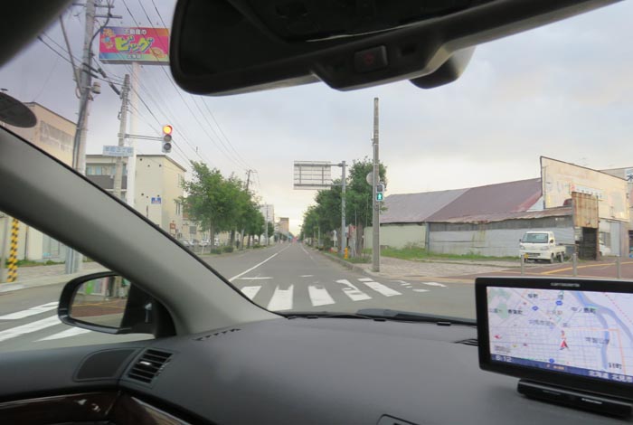 webnews今朝の北見／交差点から北４条通り側のパレスビル方向
