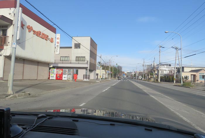 webnews今朝の北見／常盤通り、さかい商店前から北見市民会館方向