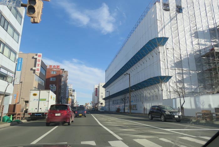 webnews今朝の北見/北見市役所新庁舎工事現場