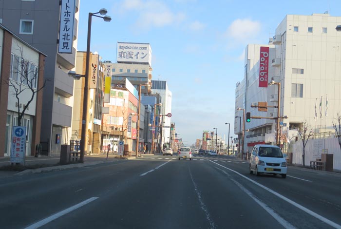 webnews今朝の北見/国道39号、大通り西2丁目交差点