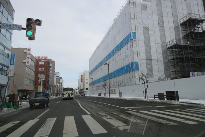 webnews今朝の北見/北見市役所新庁舎工事現場
