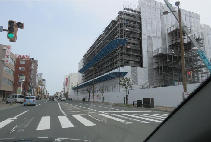 webnews今朝の北見/北見市役所新庁舎工事現場