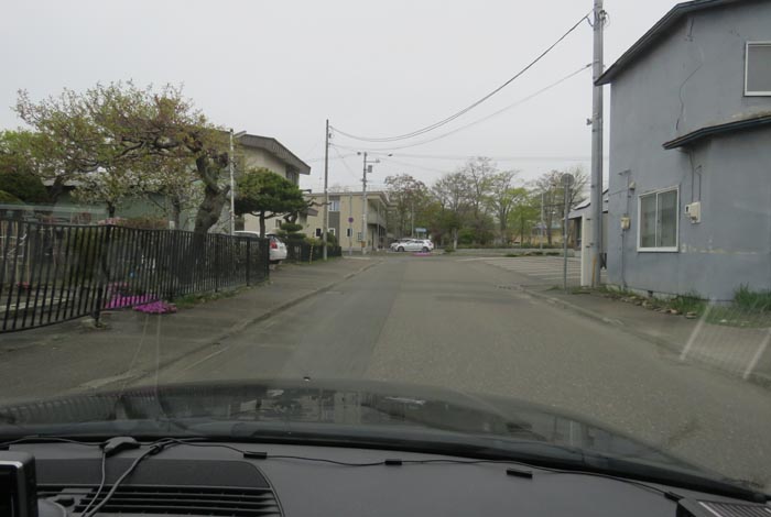 webnews今朝の北見／松浦水産駐車場裏の通り