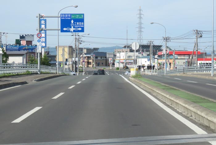 webnews今朝の北見／錦町の南岸通り交差点交差点