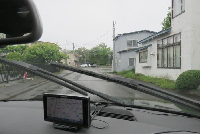 webnews今朝の北見／松浦水産駐車場裏の通り