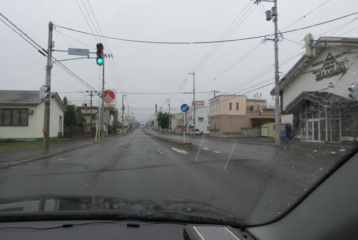 webnews今朝の北見／とん田通り、南大通り交差点から国道39号方向