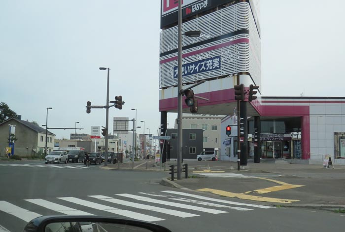 webnews今朝の北見／写真奥が北見駅方向