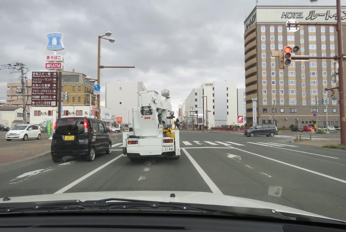 webnews今朝の北見/国道39号、大通りの西4丁目通り交差点
