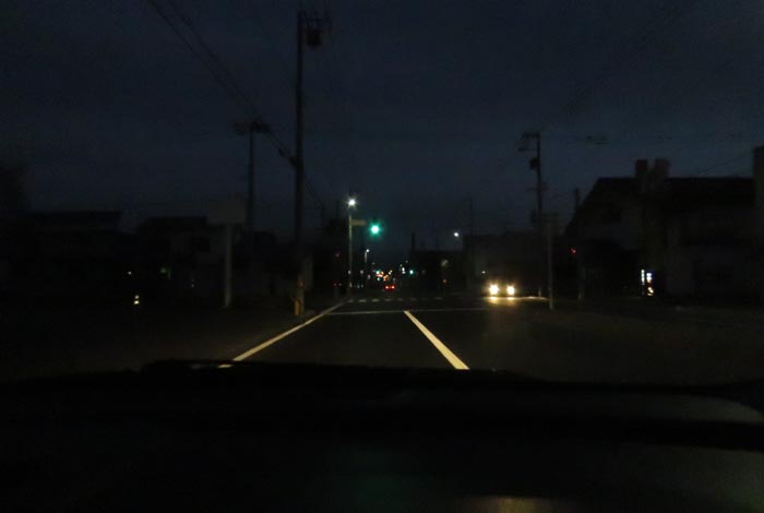webnews今朝の北見／とん田通り、南大通り交差点から国道39号方向