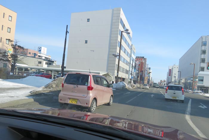 webnews今朝の北見/国道39号、大通り西3丁目、為山堂医院横