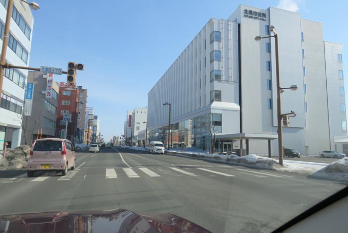 webnews今朝の北見/北見市役所新庁舎工事現場