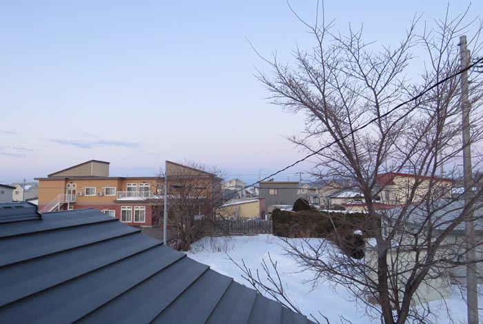 webnews今朝の北見／西の空