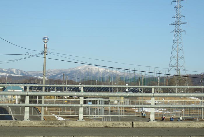 webnews今朝の北見／仁頃山頂上には開発局の無線中継施設がある