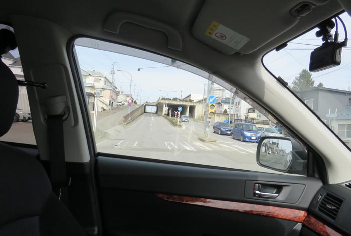 webnews今朝の北見/東9丁目歩道橋の交差点から左
