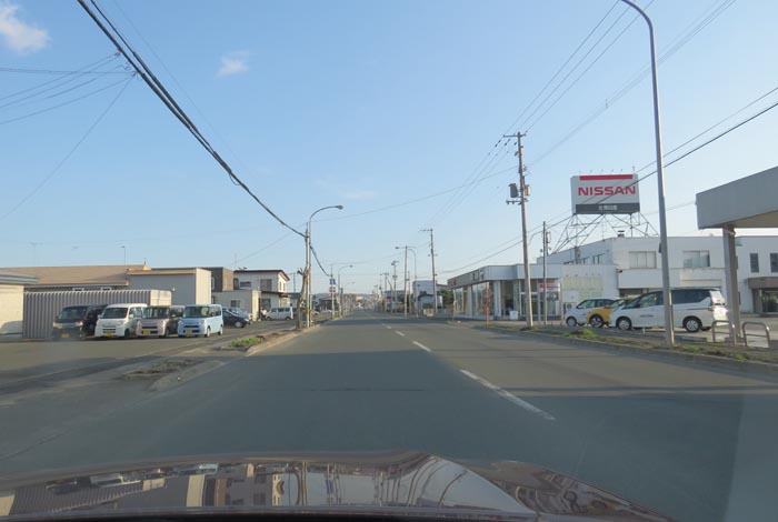 webnews今朝の北見／北見日産常盤店前