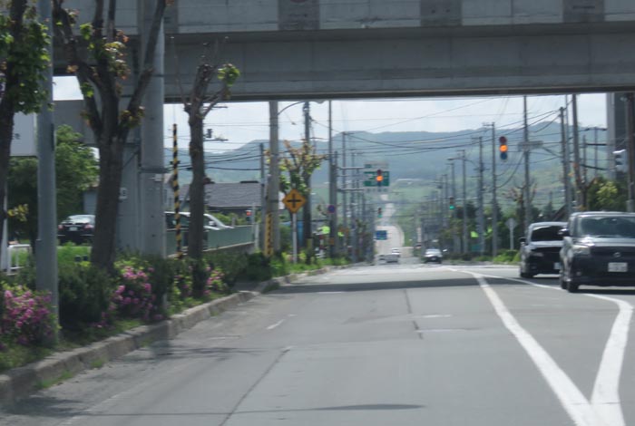 webnews今朝の北見／東６号昭和通りJR石北線高架橋下