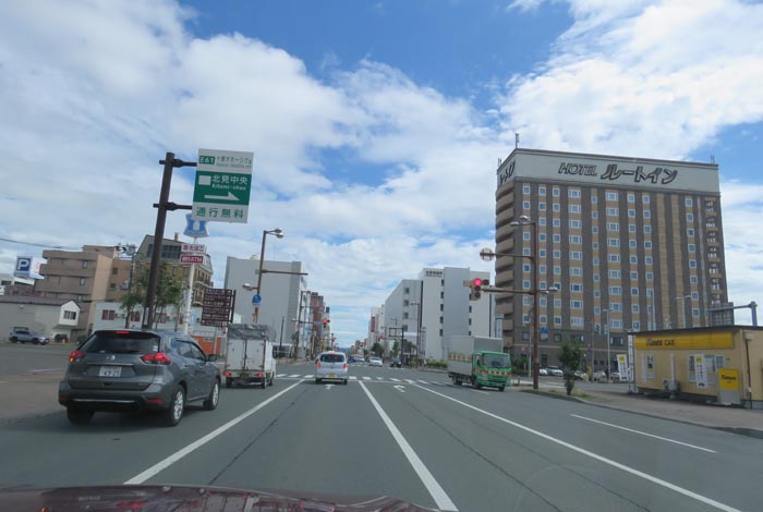 webnews今朝の北見/国道39号、大通りの西4丁目通り交差点