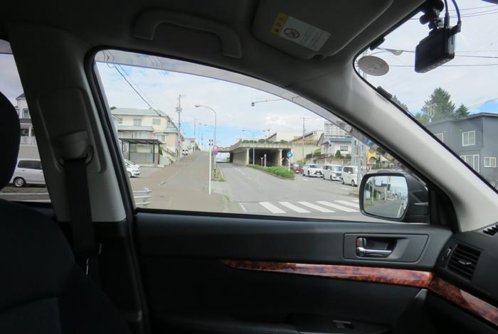 webnews今朝の北見/東9丁目歩道橋の交差点から左