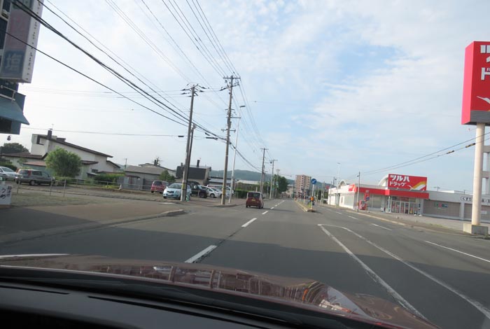 webnews今朝の北見／南大通り交差点から無加川橋方向