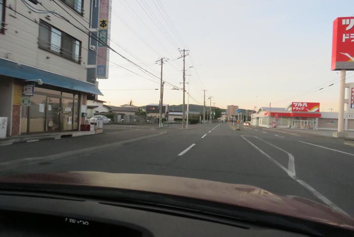 webnews今朝の北見／南大通り交差点から無加川橋方向