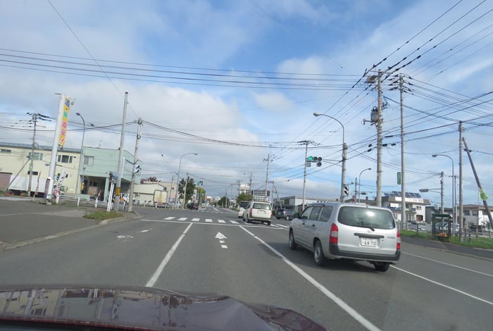 webnews今朝の北見／常盤通り、南大通り交差点