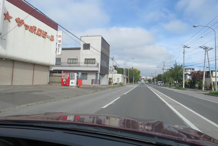webnews今朝の北見／常盤通り、さかい商店前から北見市民会館方向