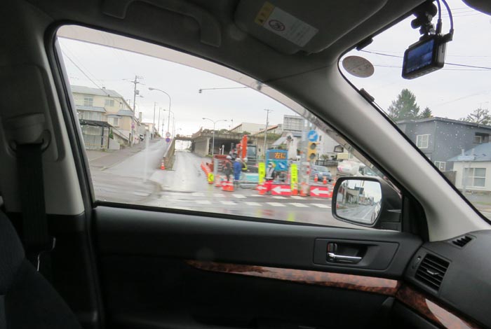 webnews今朝の北見/東9丁目歩道橋の交差点から左
