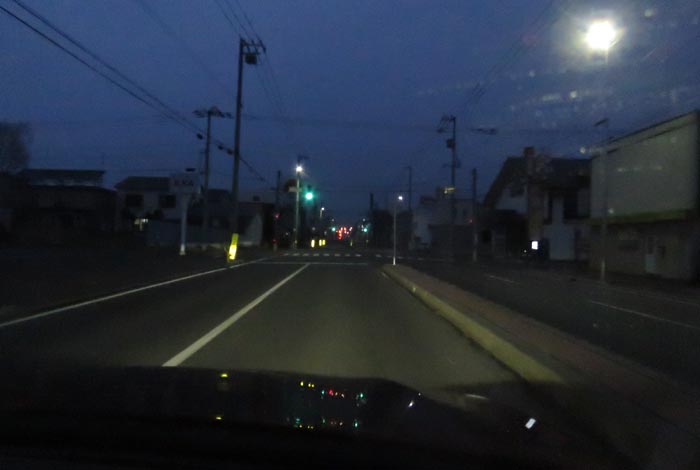 webnews今朝の北見／とん田通り、南大通り交差点から国道39号方向
